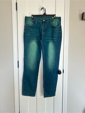 Blue Faded Denim Jeans
